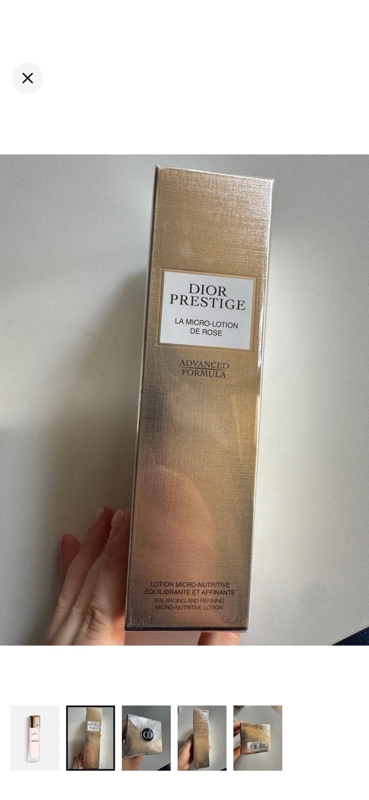 Dior Prestige La Micro-Lotion de Rose Balancing Refining Face Lotion 150 ml