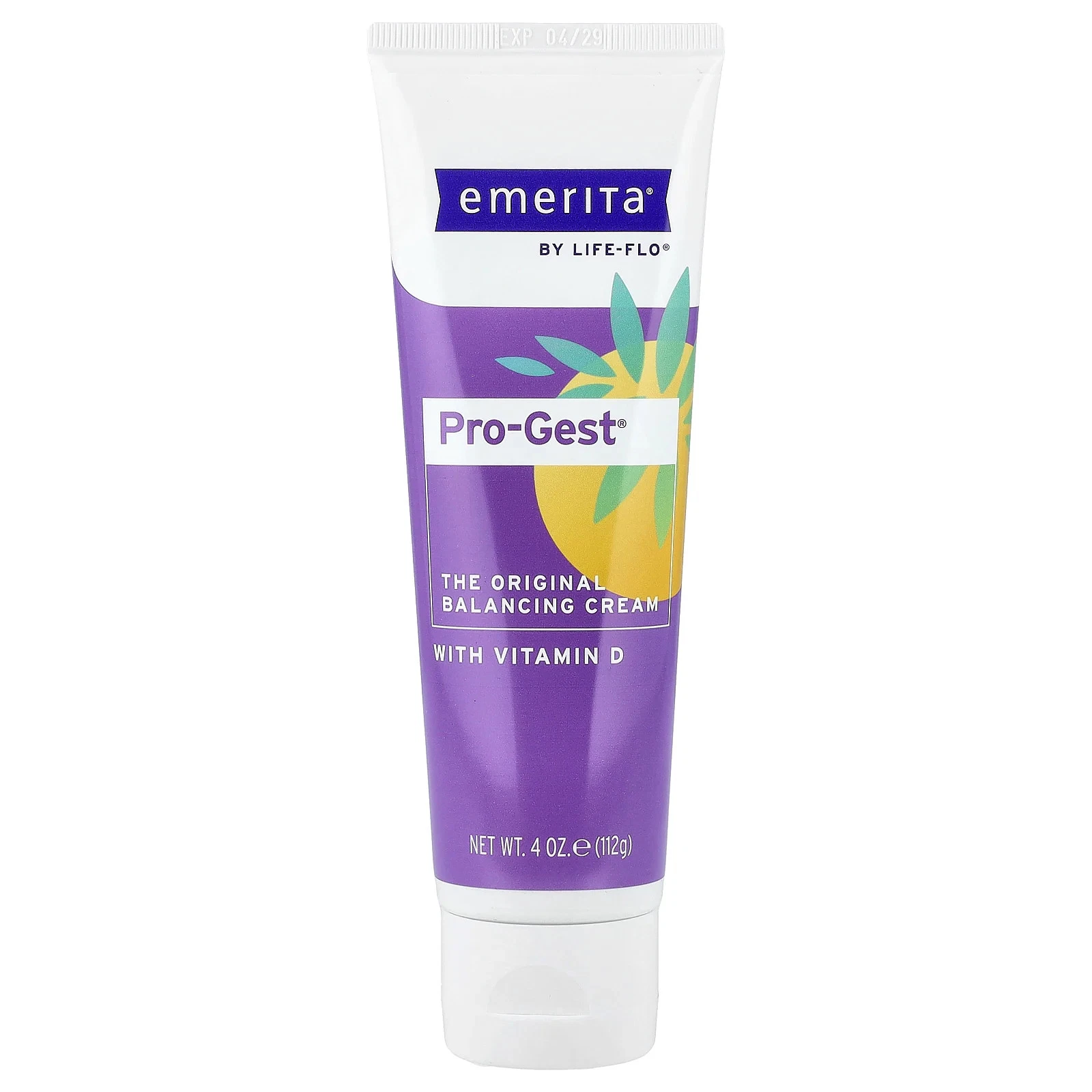 Pro-Gest®, Balancing Cream With Vitamin D3, 4 oz (112 g)
