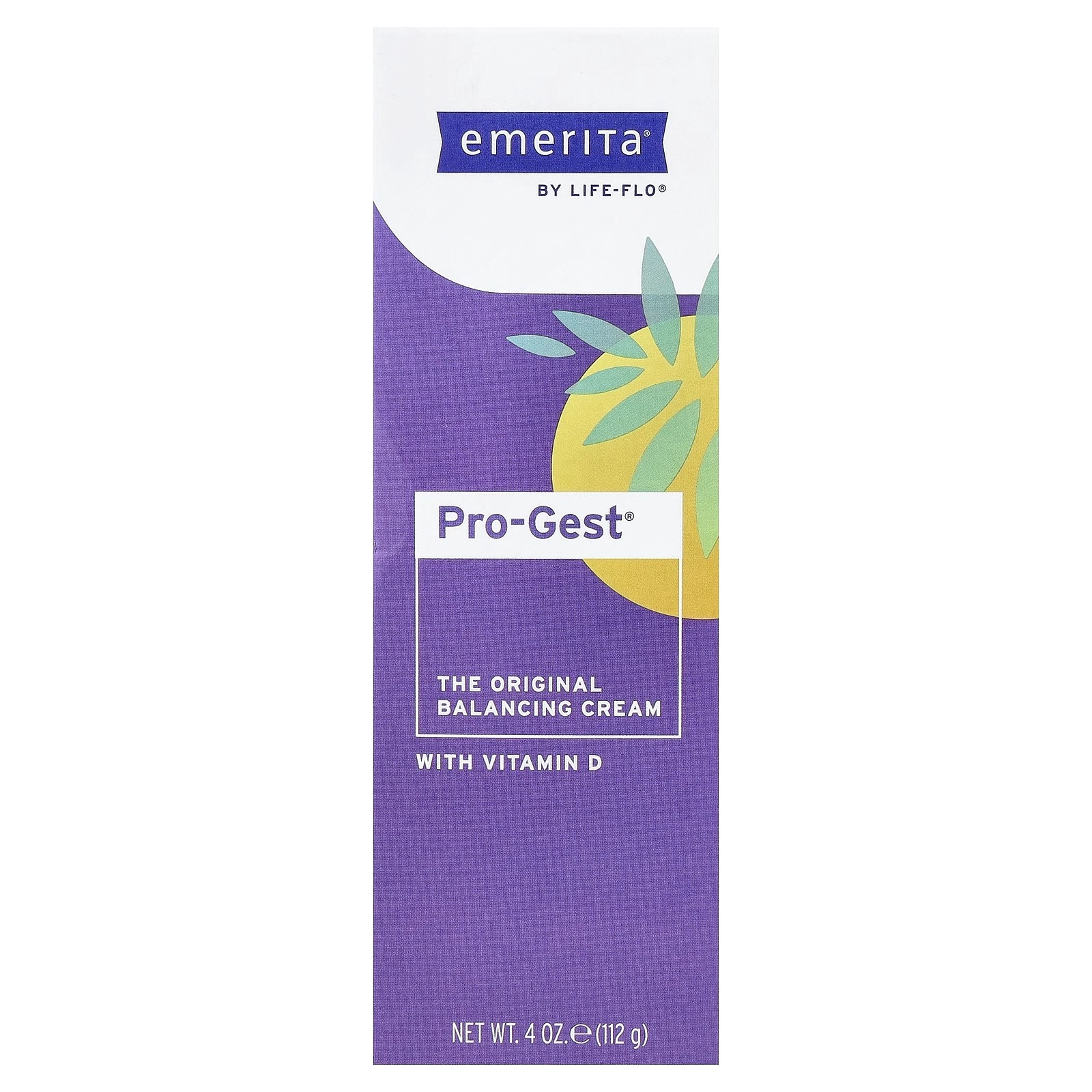 Pro-Gest®, Balancing Cream With Vitamin D3, 4 oz (112 g)