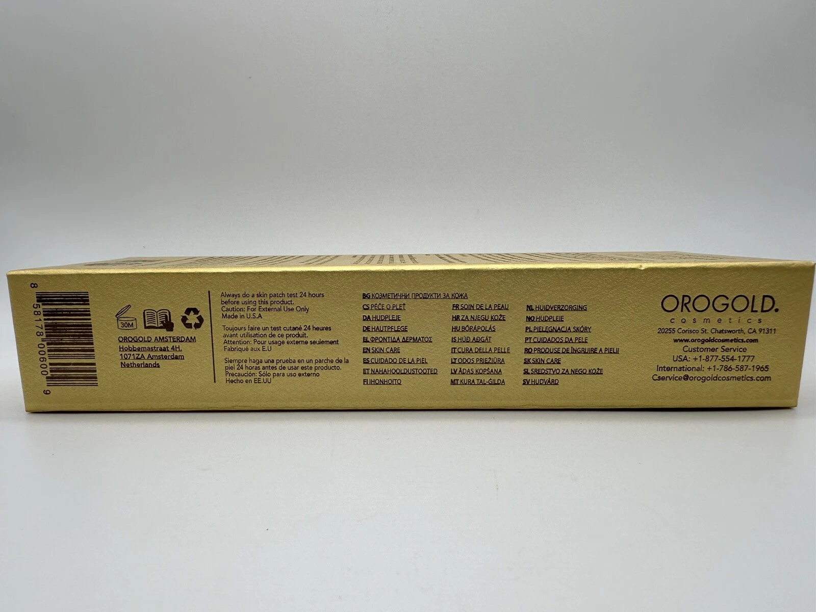 OROGOLD 24K DMAE Deep Wrinkle Tighteing Solution 12g/0.42oz NEW, view 4