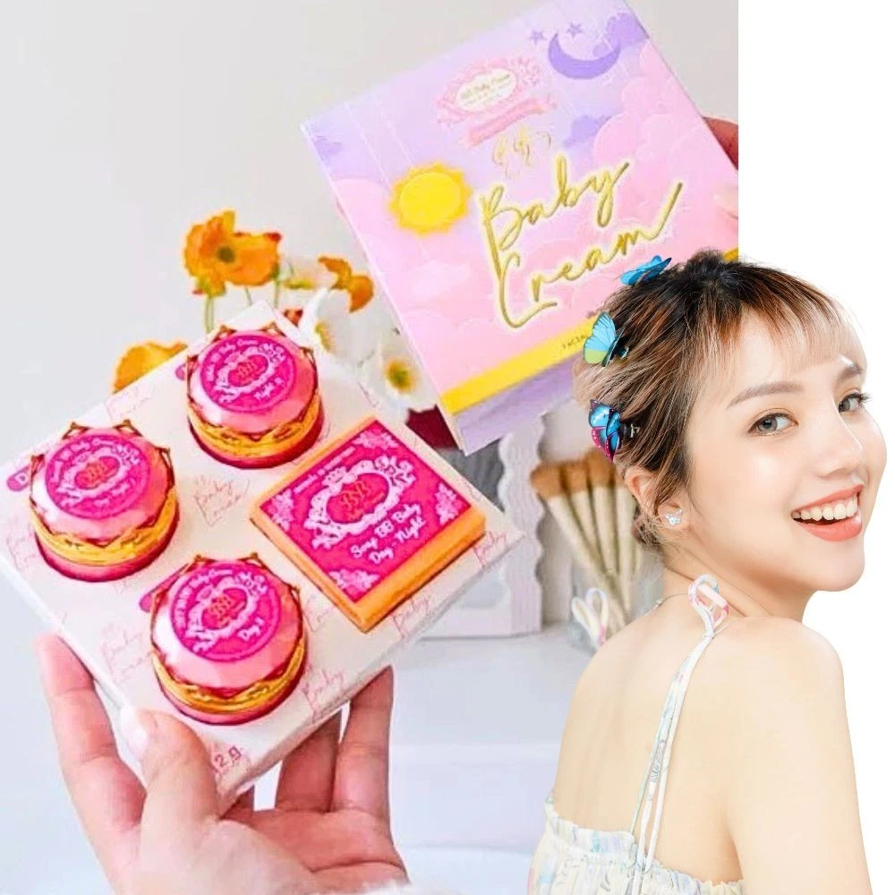 Face Cream Sunscreen Moisturizer Set Day Night Soap SPF PA+++ Nourish Facial 5g, view 3