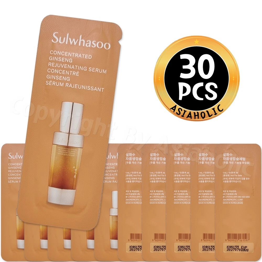 Sulwhasoo Concentrated Ginseng Rejuvenating Serum 1ml (10pcs ~ 130pcs) Newest, view 13