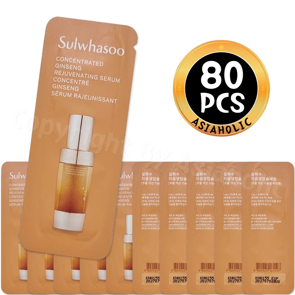 Sulwhasoo Concentrated Ginseng Rejuvenating Serum 1ml (10pcs ~ 130pcs) Newest, view 15
