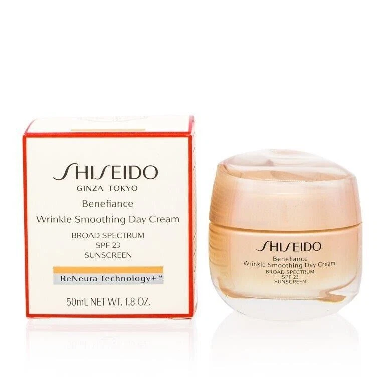 Shiseido Benefiance Wrinkle Smoothing Cream SPF23 50ml/ 1.8oz NEW IN Retail BOX