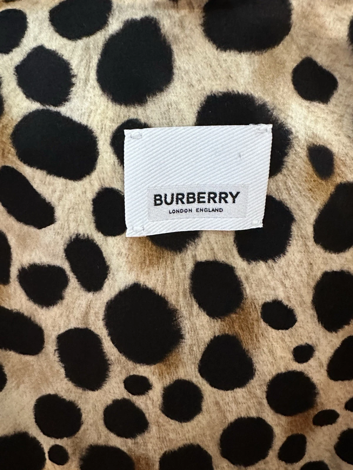 Burberry Carrington Car Coat Animal Print US Size 4 New with Tags, view 5
