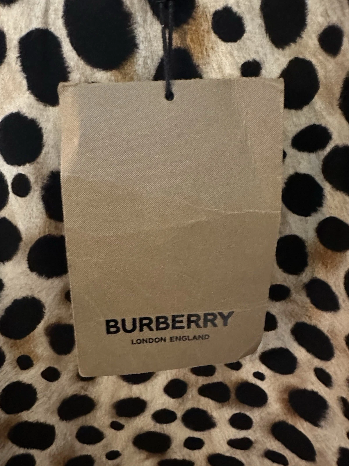 Burberry Carrington Car Coat Animal Print US Size 4 New with Tags, view 7