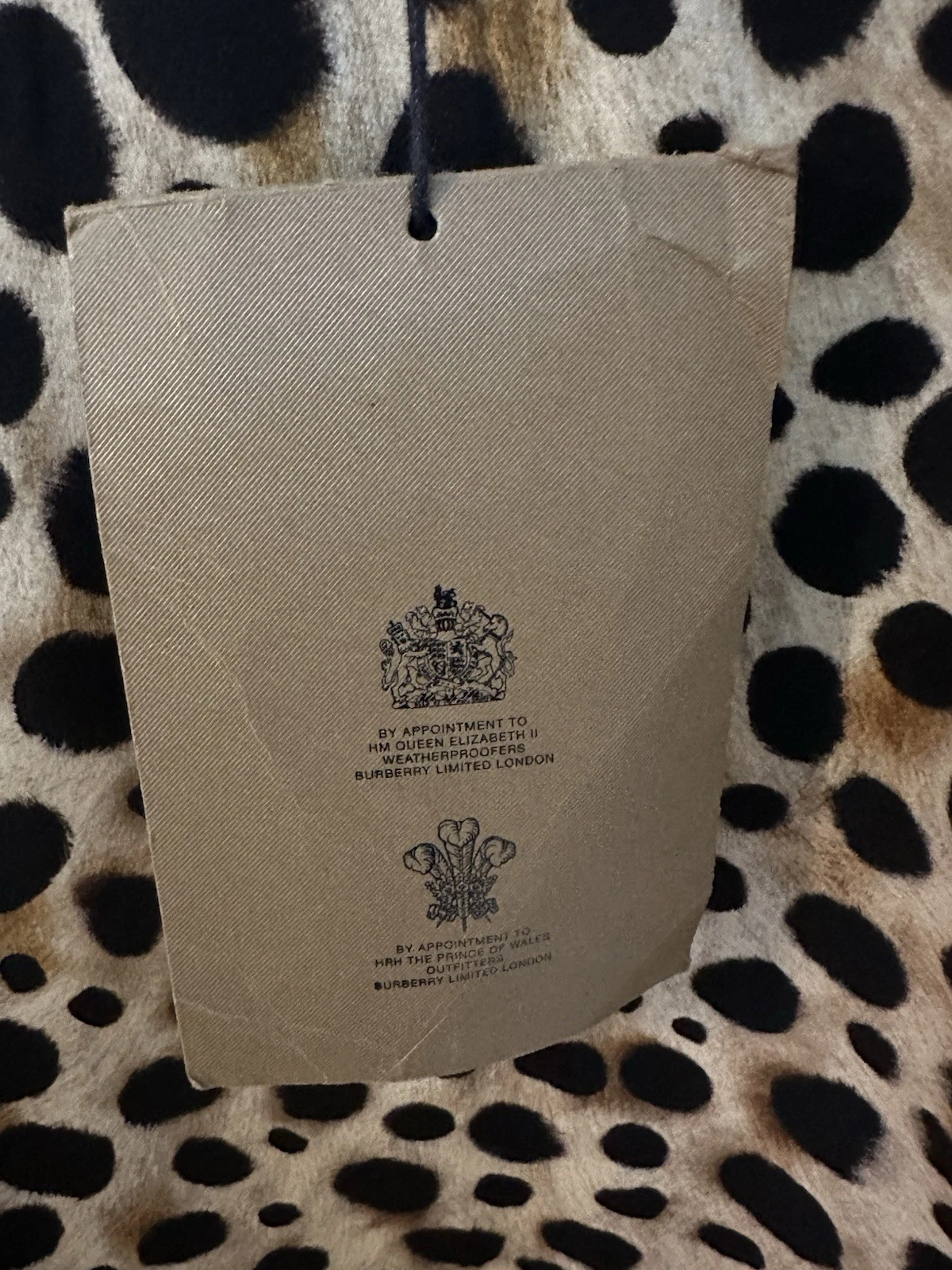 Burberry Carrington Car Coat Animal Print US Size 4 New with Tags, view 8
