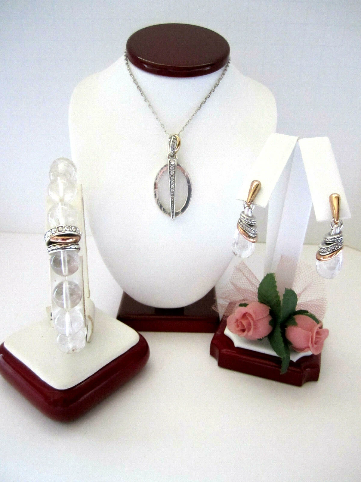 Brighton "NEPTUNE'S RINGS" Necklace-Earring-Bracelet Set (MSR$228) NWT/Pouch