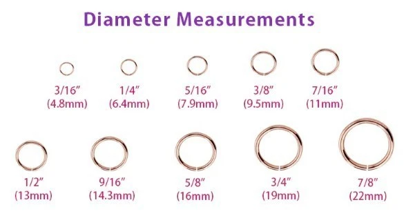 Big Ball 6mm 14g 7/16 SS 316L Septum Ear Helix Eyebrow Ring Sizzling Hot Fashion, view 4