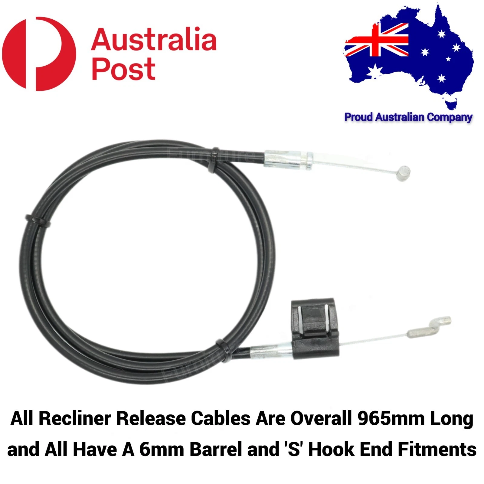 Brand New Quality Recliner Release Cable For Chair & Sofas - All Size Available