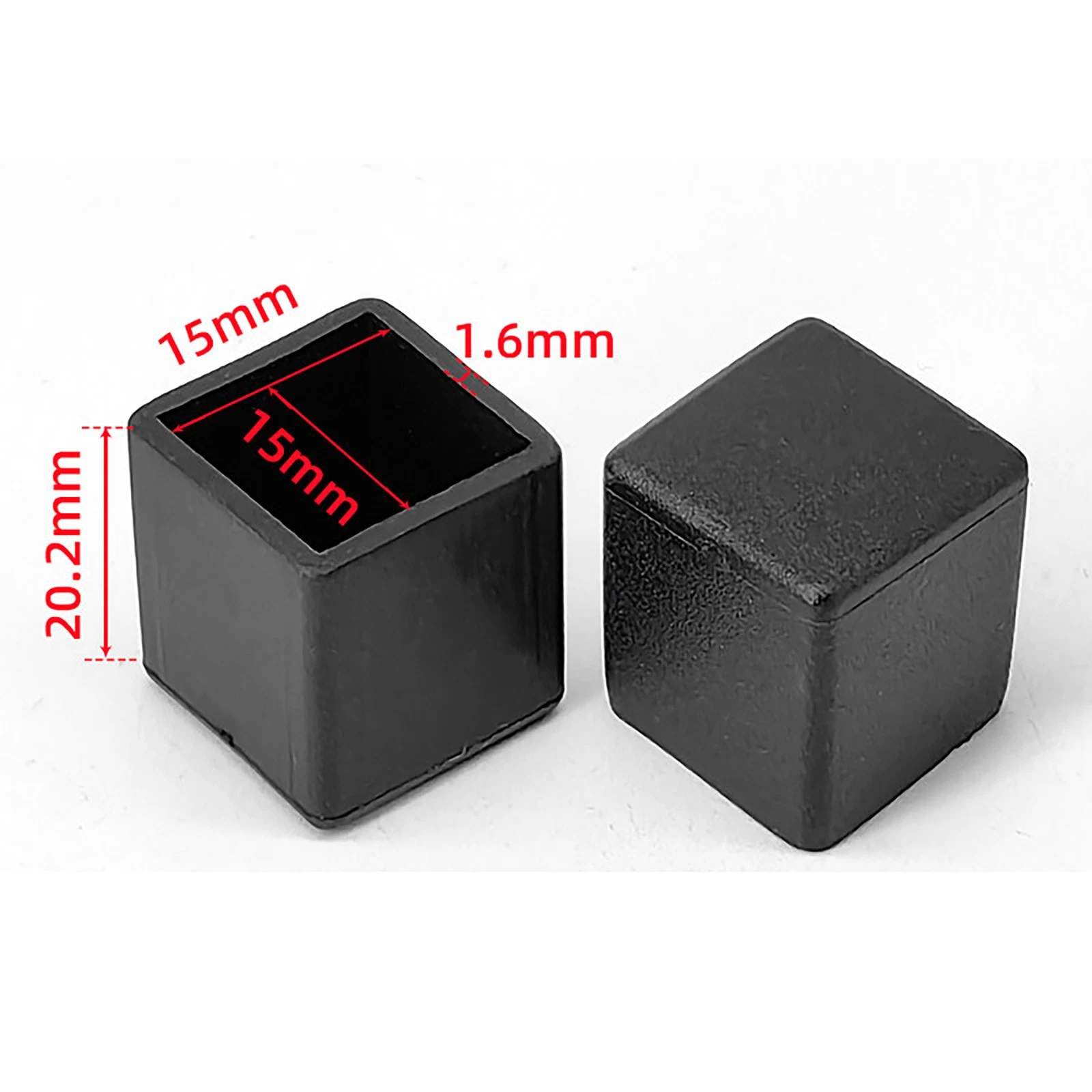Round Square Rectangular Ferrules Furniture Feet Chair Leg Caps Bungs Rubber, view 10
