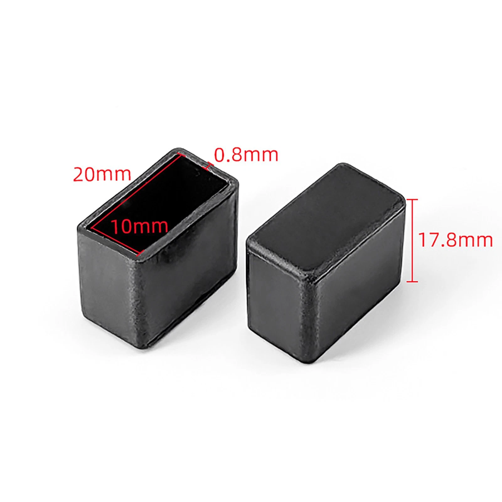 Round Square Rectangular Ferrules Furniture Feet Chair Leg Caps Bungs Rubber, view 19