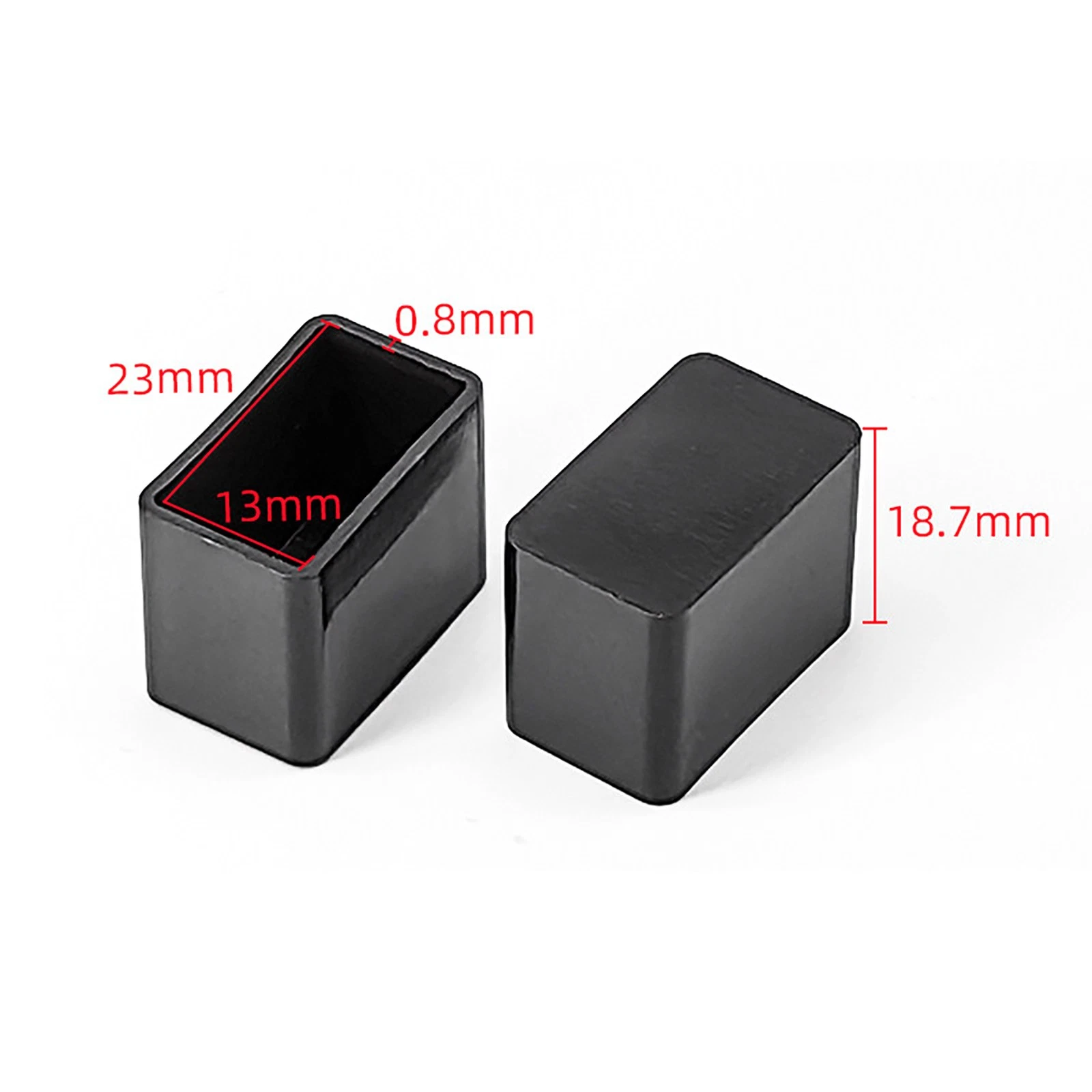 Round Square Rectangular Ferrules Furniture Feet Chair Leg Caps Bungs Rubber, view 20