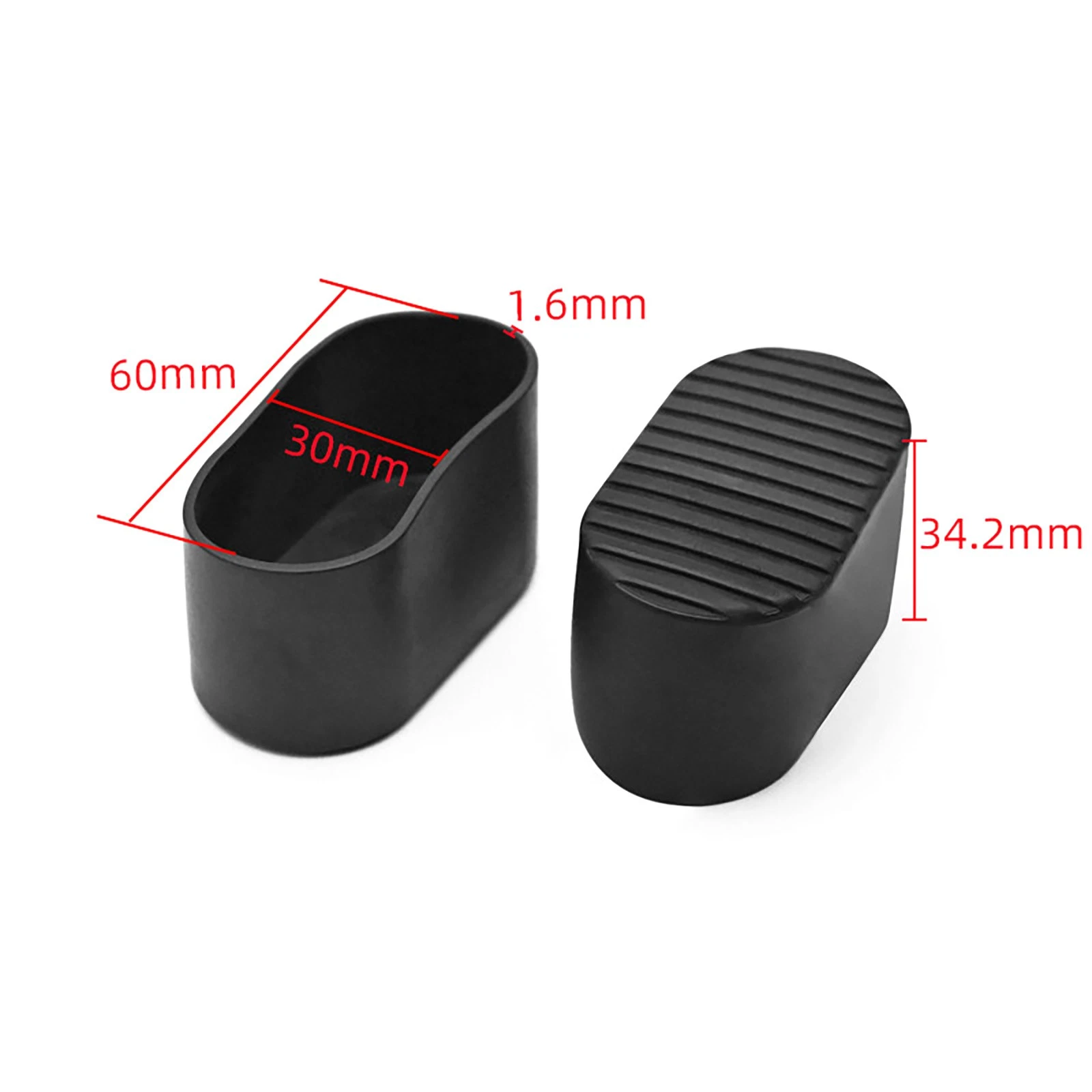 Round Square Rectangular Ferrules Furniture Feet Chair Leg Caps Bungs Rubber, view 8