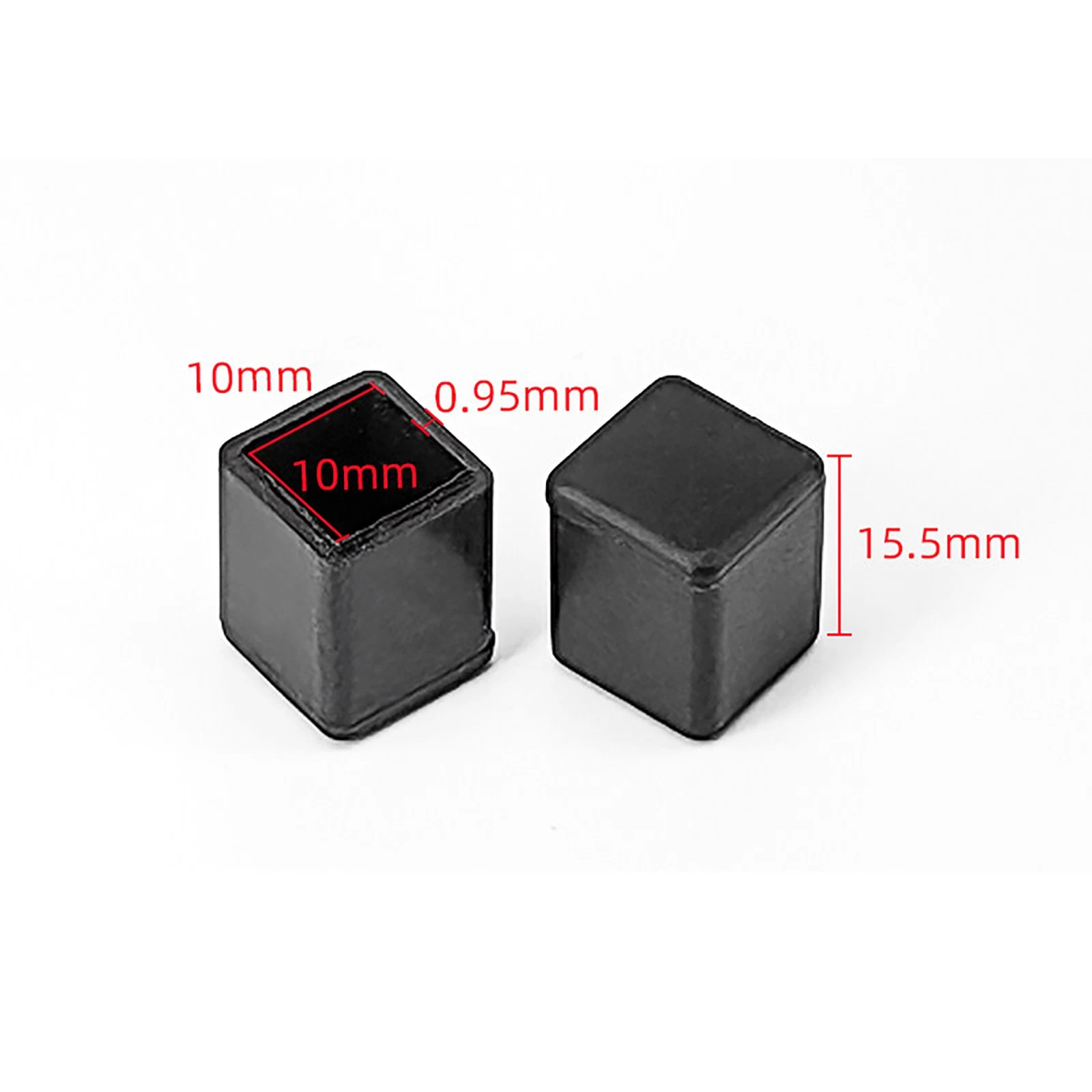 Round Square Rectangular Ferrules Furniture Feet Chair Leg Caps Bungs Rubber, view 9