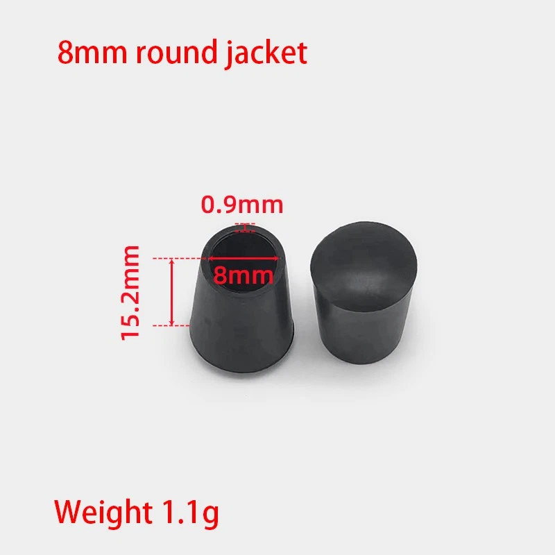 Round Rubber Furniture Foot Table Chair Leg End Cap Cover Tips Floor Protector, view 10