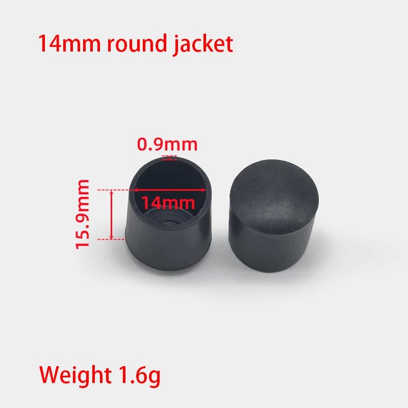 Round Rubber Furniture Foot Table Chair Leg End Cap Cover Tips Floor Protector, view 13