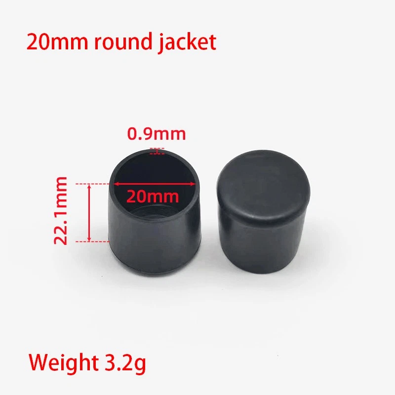 Round Rubber Furniture Foot Table Chair Leg End Cap Cover Tips Floor Protector, view 16