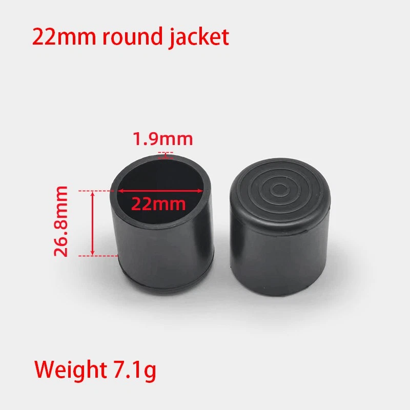 Round Rubber Furniture Foot Table Chair Leg End Cap Cover Tips Floor Protector, view 17