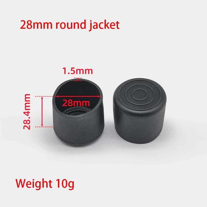 Round Rubber Furniture Foot Table Chair Leg End Cap Cover Tips Floor Protector, view 19