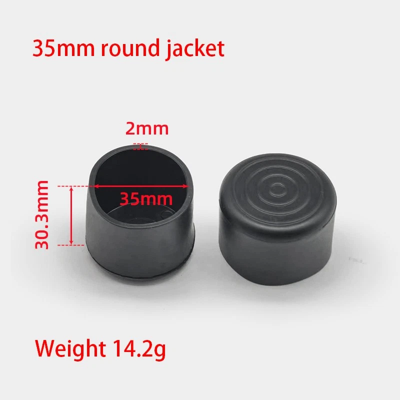 Round Rubber Furniture Foot Table Chair Leg End Cap Cover Tips Floor Protector, view 22