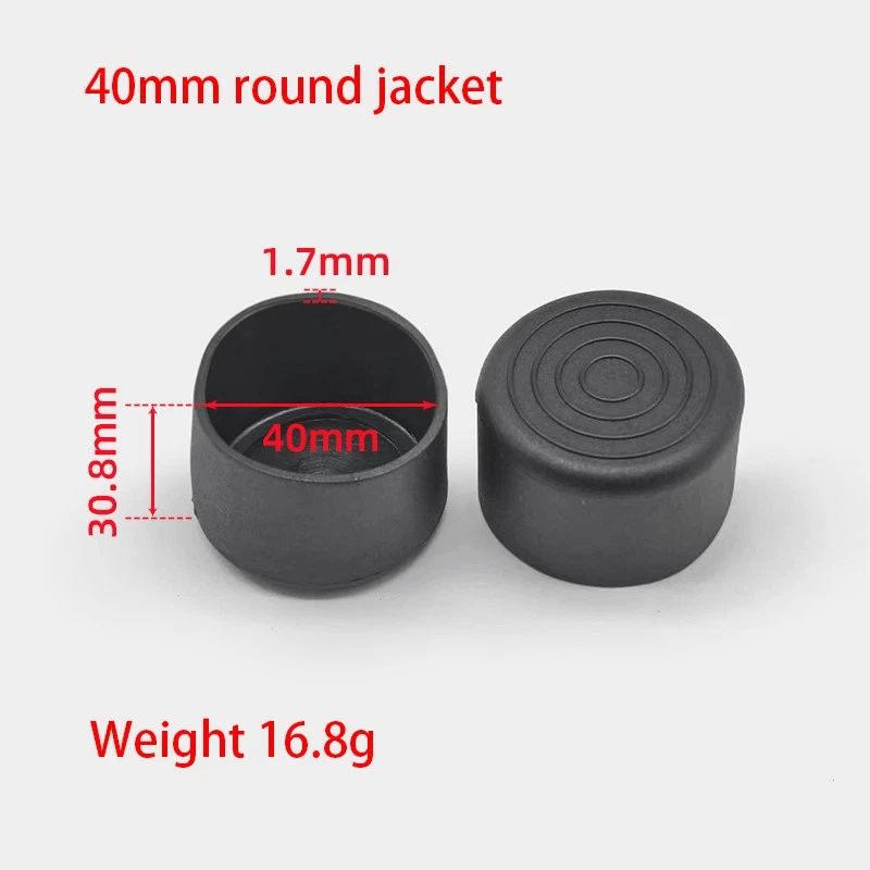 Round Rubber Furniture Foot Table Chair Leg End Cap Cover Tips Floor Protector, view 24
