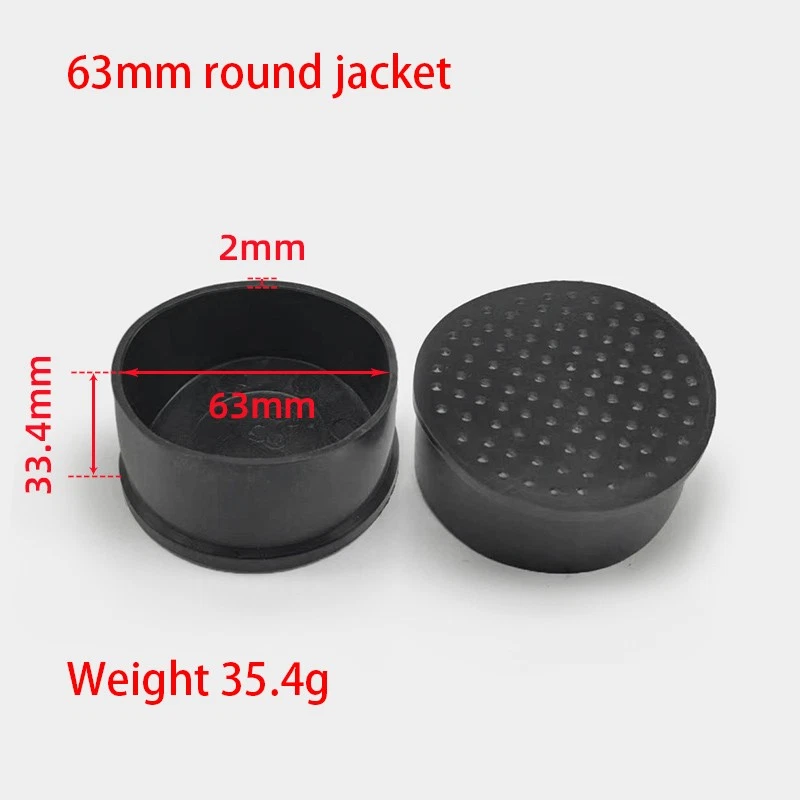 Round Rubber Furniture Foot Table Chair Leg End Cap Cover Tips Floor Protector, view 30