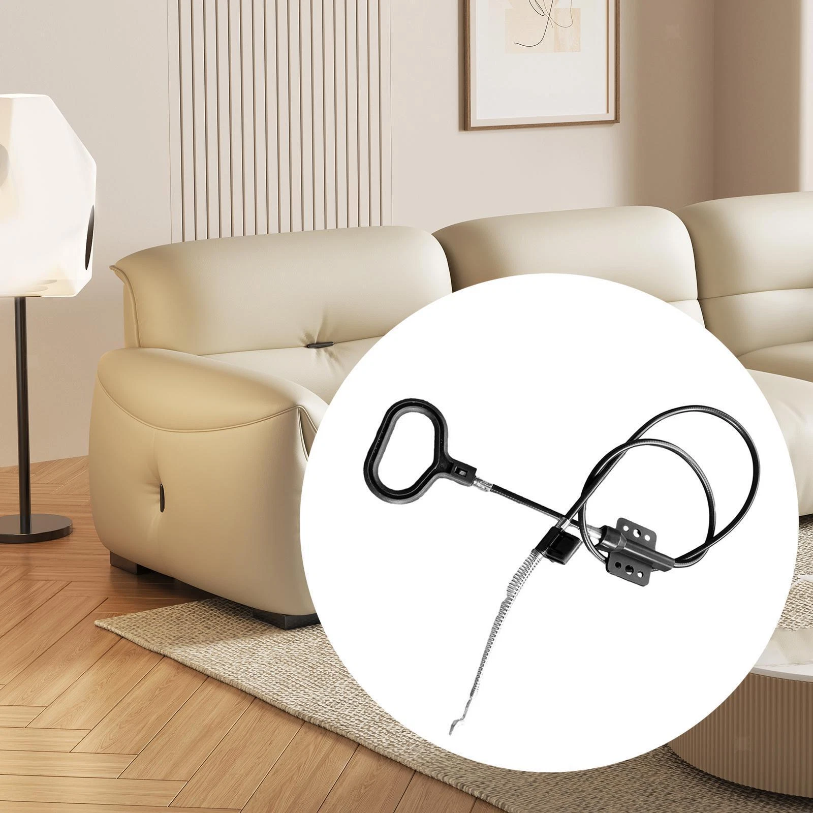 Recliners Pull Cables D Ring Handle for Chair recliner Furniture Couch, view 7