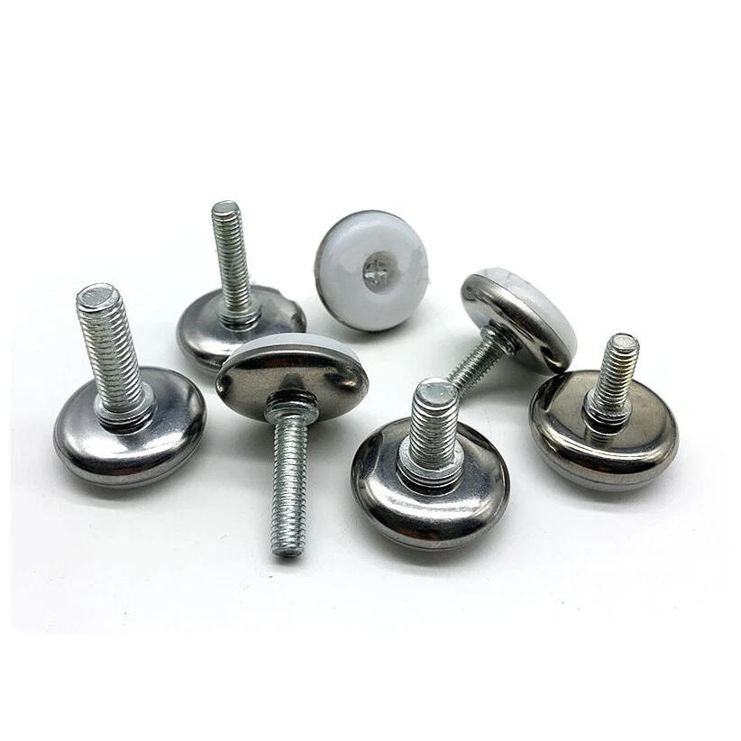 Adjustable Leveling Furniture Feet M6 M8 Screws Stainless Steel Leveling Foot, view 2