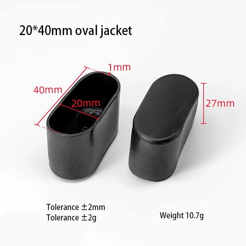 Oval Furniture Table Chair Leg End Caps Covers Floor Feet Protectors Dust Pad, view 11