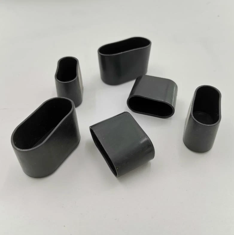 Oval Furniture Table Chair Leg End Caps Covers Floor Feet Protectors Dust Pad, view 3