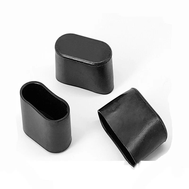 Oval Furniture Table Chair Leg End Caps Covers Floor Feet Protectors Dust Pad, view 4