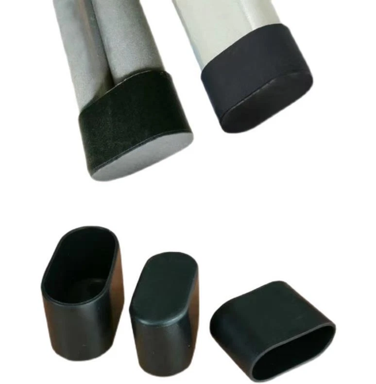 Oval Furniture Table Chair Leg End Caps Covers Floor Feet Protectors Dust Pad, view 6