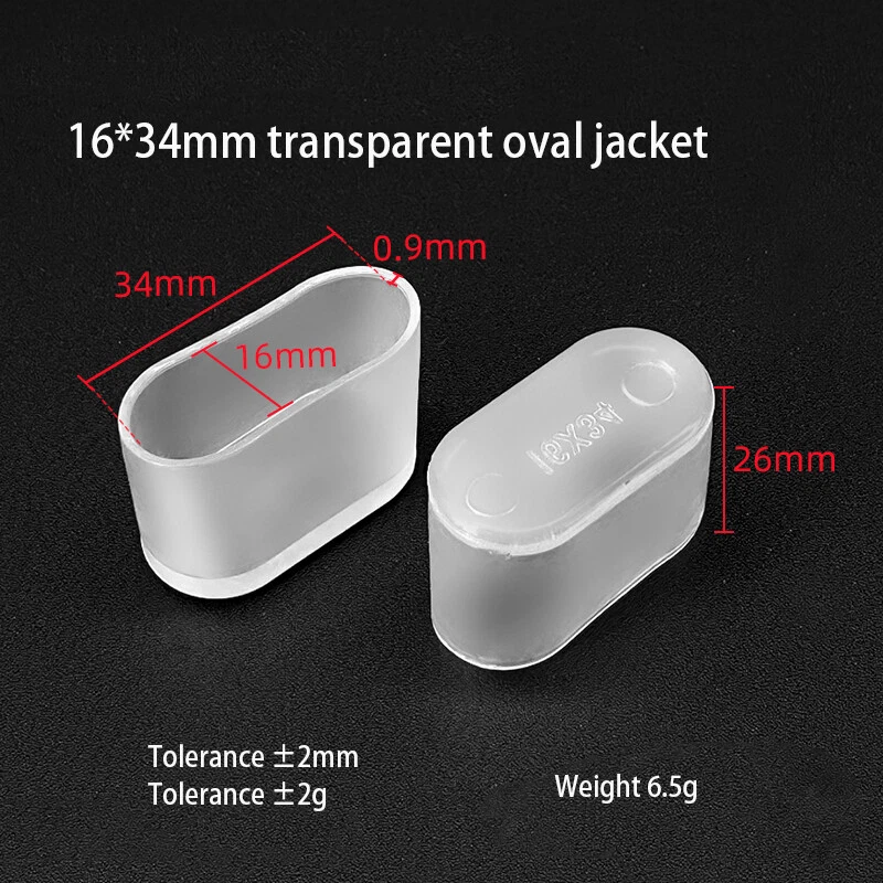 Oval Furniture Table Chair Leg End Caps Covers Floor Feet Protectors Dust Pad, view 7