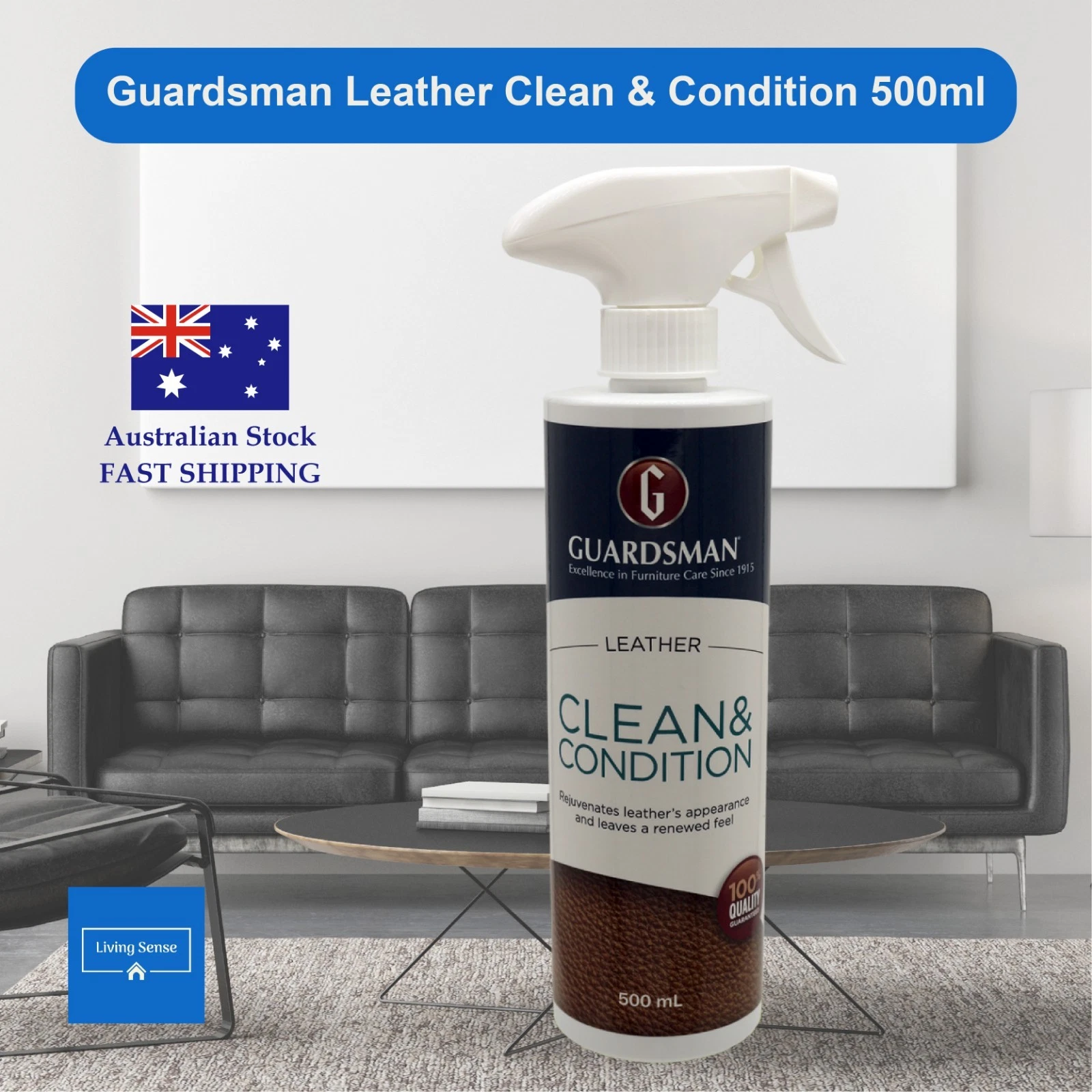 Guardsman Leather Clean and Condition Spray 500ml – Revive Leather & Vinyl