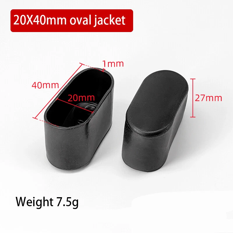 Oval Square Furniture Table Chair Leg End Caps Covers Floor Feet Protectors Pad, view 12
