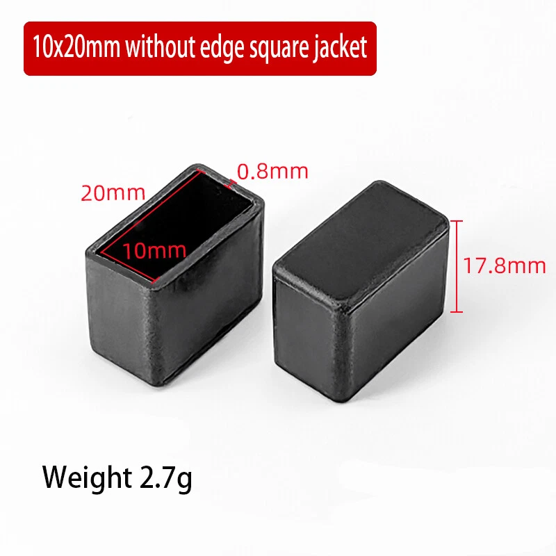 Oval Square Furniture Table Chair Leg End Caps Covers Floor Feet Protectors Pad, view 23