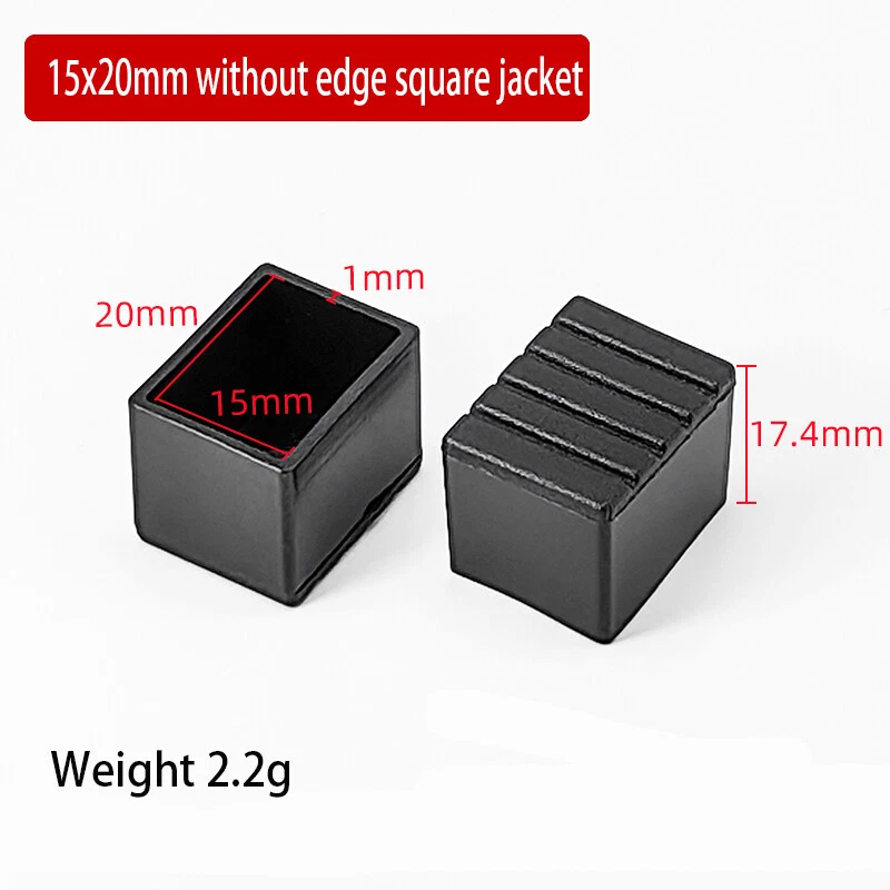 Oval Square Furniture Table Chair Leg End Caps Covers Floor Feet Protectors Pad, view 26