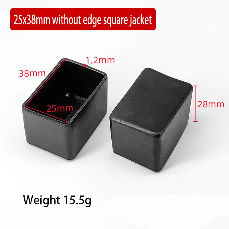 Oval Square Furniture Table Chair Leg End Caps Covers Floor Feet Protectors Pad, view 30