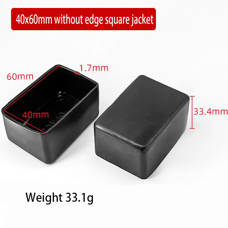 Oval Square Furniture Table Chair Leg End Caps Covers Floor Feet Protectors Pad, view 35