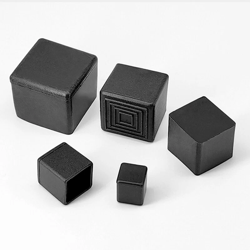 Oval Square Furniture Table Chair Leg End Caps Covers Floor Feet Protectors Pad, view 8