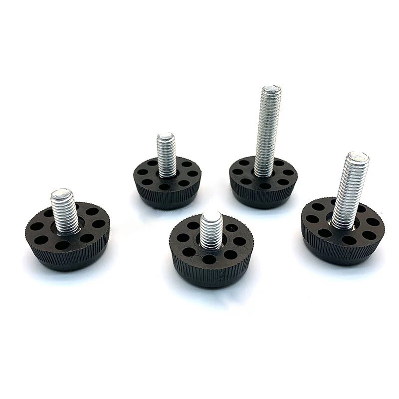 M8 Metric Thread Adjustable Table Feet - Fixed Threaded Furniture Feet Dia 30mm, view 7