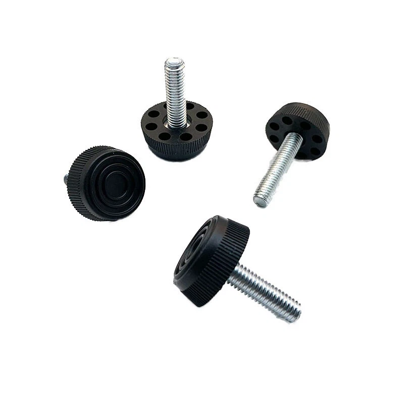 M8 Metric Thread Adjustable Table Feet - Fixed Threaded Furniture Feet Dia 30mm, view 8