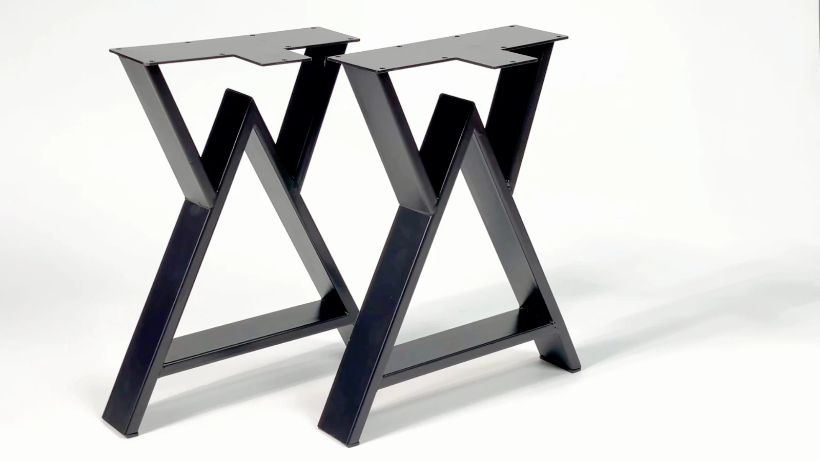 Set of 2 DIY Table Desk Bench Legs Coffee Metal Iron DIY Furniture Legs 16"-32"