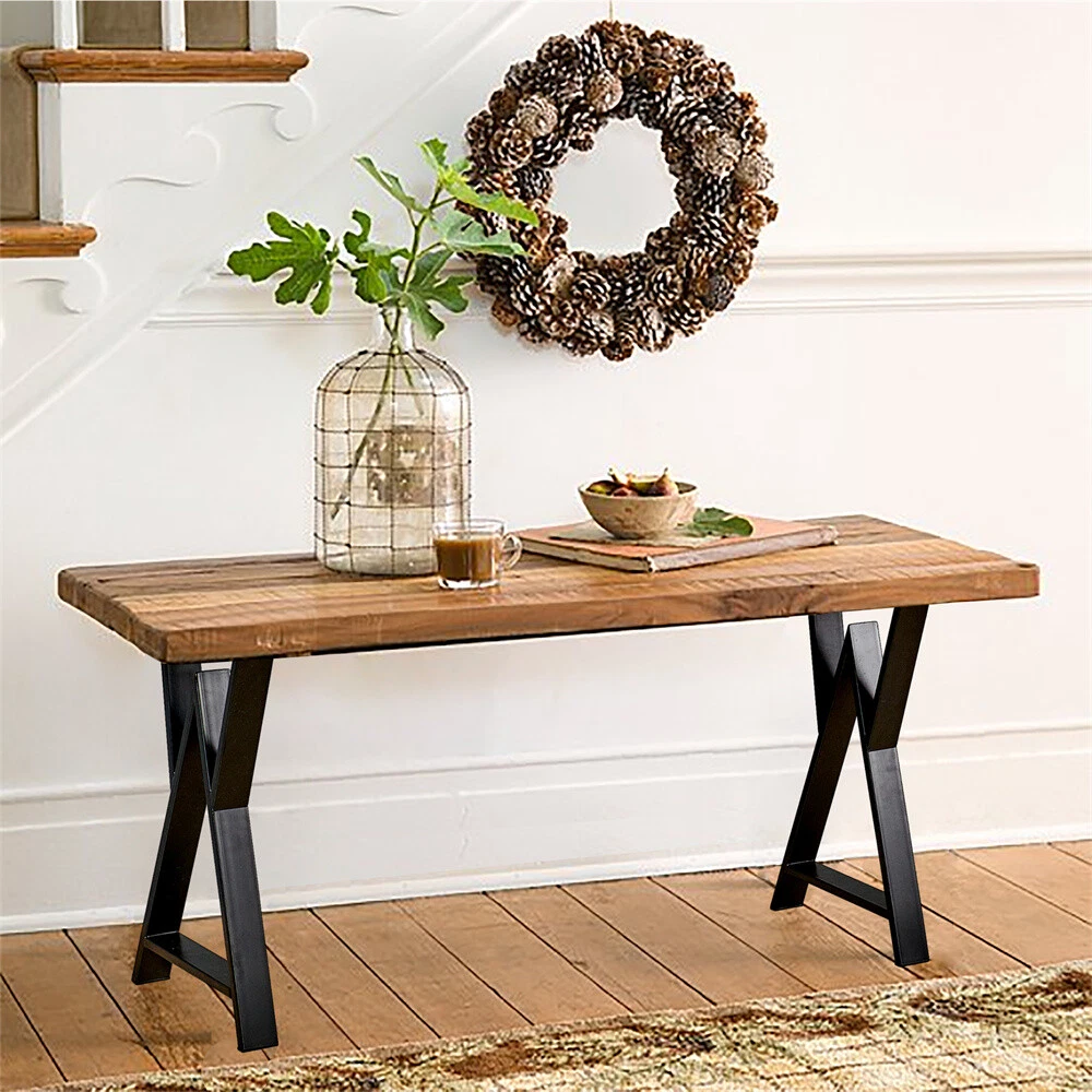 Set of 2 DIY Table Desk Bench Legs Coffee Metal Iron DIY Furniture Legs 16"-32", view 26