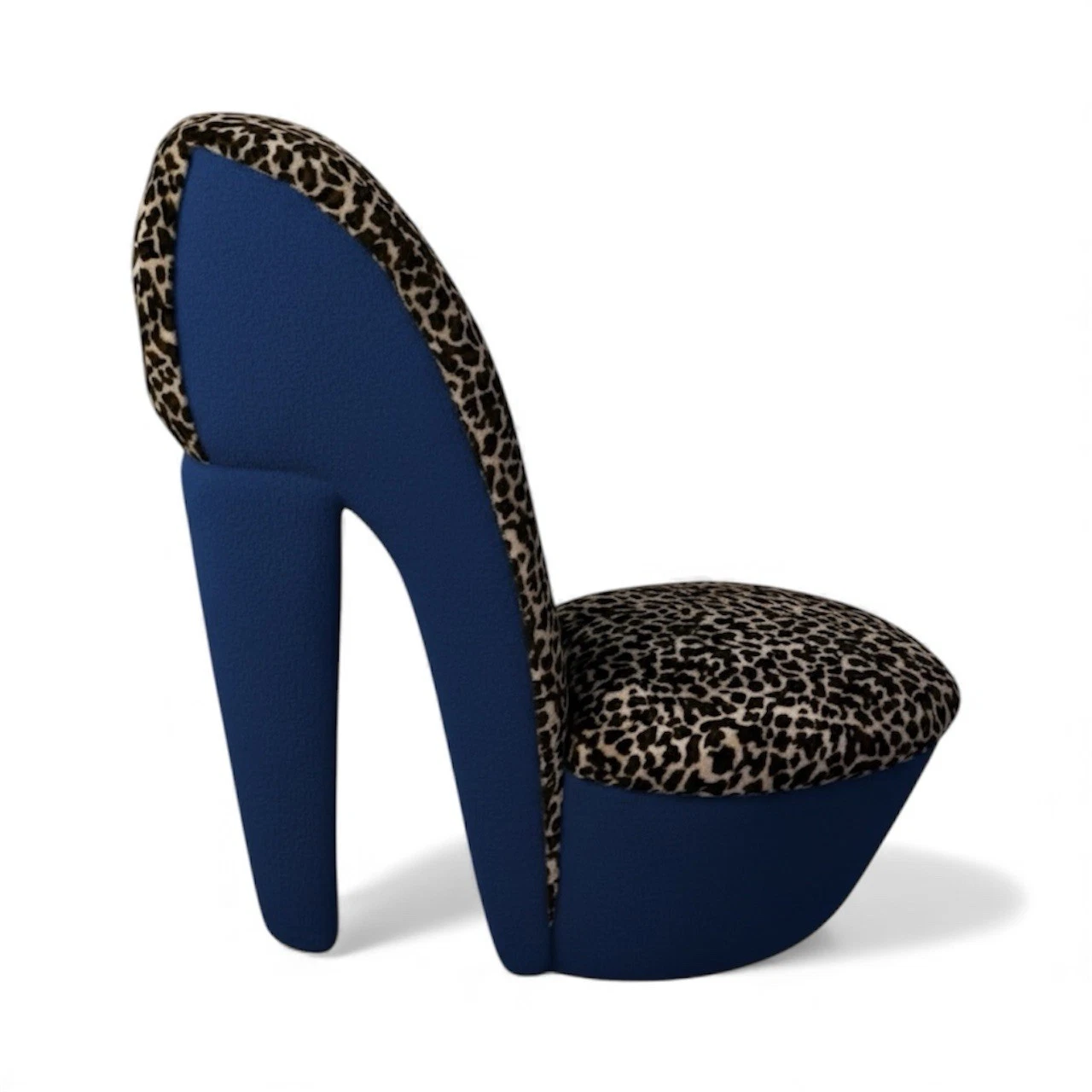 High Heel Chair Y2K | Leopard Print Stiletto Accent Chair | Statement Furniture, view 13
