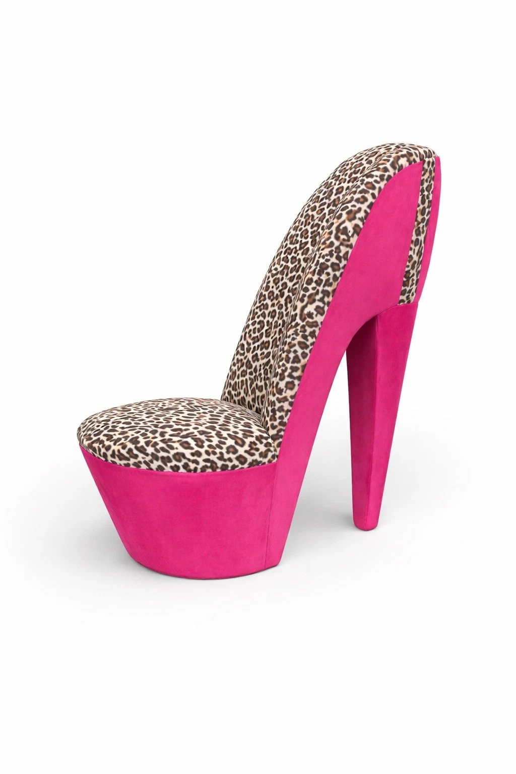 High Heel Chair Y2K | Leopard Print Stiletto Accent Chair | Statement Furniture, view 2