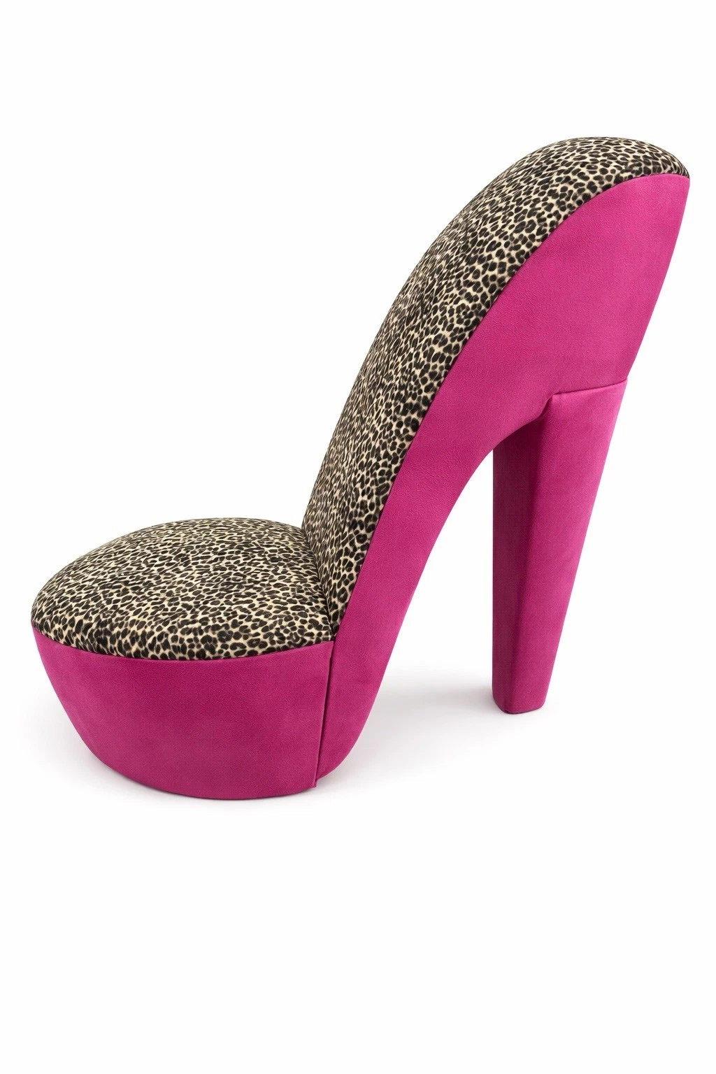 High Heel Chair Y2K | Leopard Print Stiletto Accent Chair | Statement Furniture, view 3