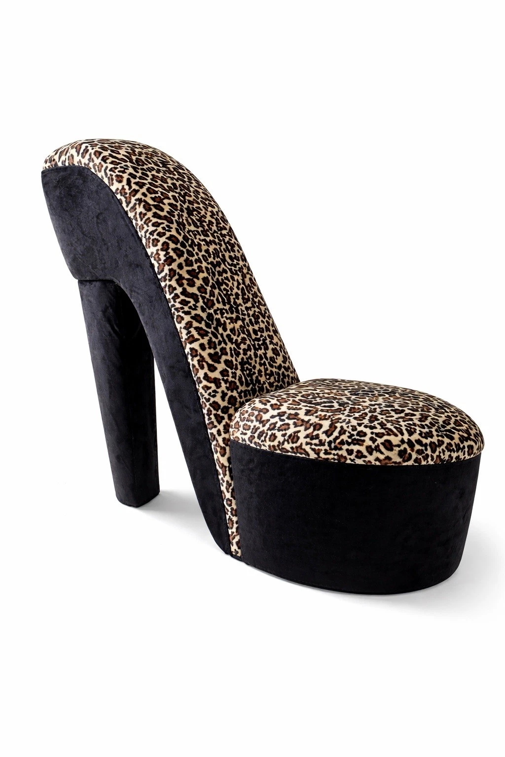 High Heel Chair Y2K | Leopard Print Stiletto Accent Chair | Statement Furniture, view 5