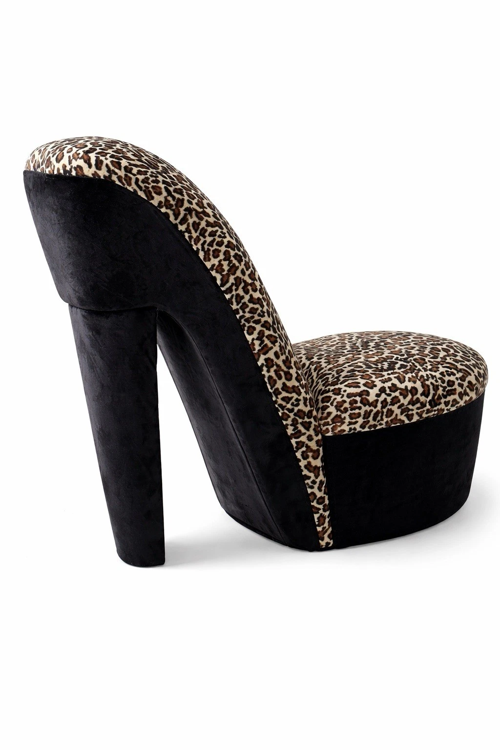 High Heel Chair Y2K | Leopard Print Stiletto Accent Chair | Statement Furniture, view 6